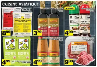 Supermarché PA flyer week 40 Page 8: Sunland sliced beef rolls €9,99, Lee Kum Kee peanut flavoured sauce €4,99