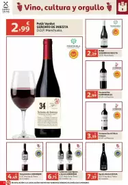 Folleto Alcampo Página 2: Castilla - syrah-merlot secua €7,39, Bobal senorio de iniesta €2,29