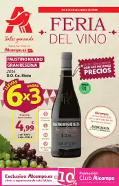 Folleto Alcampo | Feria Del Vino Página 1: Alcampo - gran reserva 2016 €4,99, Gran reserva - 2016 €4,99