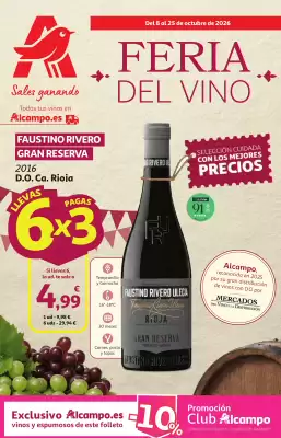 Alcampo | Feria Del Vino (válido hasta el 25-10)