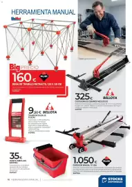 Catálogo BigMat Página 10: Rubi mesa de trabajo retráctil 120 x 120 cm €160,00, Rubiclean easypro €35,00
