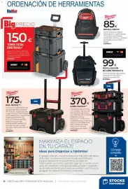 Catálogo BigMat Página 12: Milwaukee carro packout tm €370,00, Milwaukee baúl packout™ €175,00