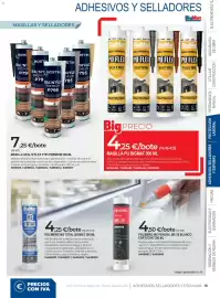 Catálogo BigMat Página 19: Bostik masilla seal'n'flex p795 premium €7,25, BigMat masilla pu €4,25