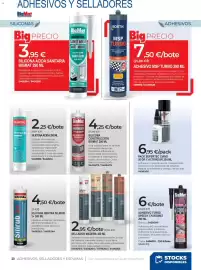Catálogo BigMat Página 20: Supertec ciano €6,95, Penosil silicona acética silicone acético universal 360 €2,25