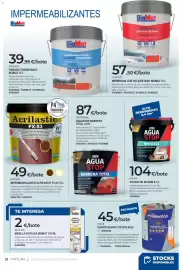 Catálogo BigMat Página 22: BigMat fibrado transitable €39,95, BigMat membrana con poliuretano €57,50