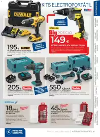 Catálogo BigMat Página 5: Makita taladro combinado 18 V DHP490SM1J €205,00, DeWalt taladro percutor xr 18 v dcd776d2t €195,00