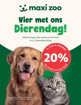 Maxi Zoo (geldig t/m 4-10)