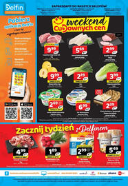 Delfin gazetka Strona 8: Kiełbasa Śląska Kraina Wędlin €2,19, Śliwka żółta €9,99