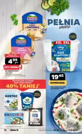 Netto gazetka tydzień 40 Strona 12: Ser topiony Hochland €4,99, Śledź Atlantycki w sosie śmietanowym Lisner €19,45