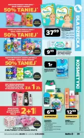 Netto gazetka tydzień 40 Strona 29: Chusteczki nawilżane 99% Water Pampers €9,99, Kosmetyki Palmolive** €6,99