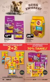 Netto gazetka tydzień 40 Strona 32: Karma sucha dla kotów Whiskas €17,99, Karma sucha dla psów Pedigree €26,99