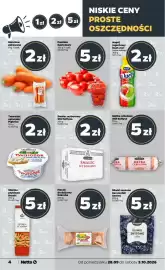 Netto gazetka tydzień 40 Strona 4: Smalec Wyborowy Stół Sołtysa €2,00, Pomidor daktylowy €5,00