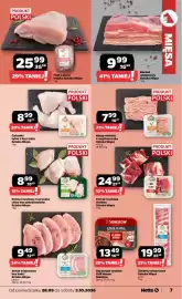 Netto gazetka tydzień 40 Strona 7: Filet z piersi indyka Sztuka Mięsa €25,99, Boczek wieprzowy Sztuka Mięsa €9,99