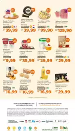Folheto Oba Hortifruti Página 10: Carpaccio Bovino Cavgut €39,99, Pão de Queijo Gourmet Oba Bem Querer €16,99