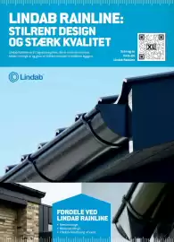 XL-BYG tilbudsavis Side 10: LINDAB RAINLINE: STILRENT DESIGN OG STÆRK KVALITET Lindab Rainline er et tagrendesystem, der er