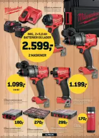 XL-BYG tilbudsavis Side 24: Milwaukee tilbehørskuferet €270,00, Milwaukee tilbehørskufferet €180,00