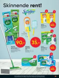 BigDollar tilbudsavis Side 11: Swiffer gulvmoppe tørre rengøringsklude €40,00, Swiffer duster refills €40,00