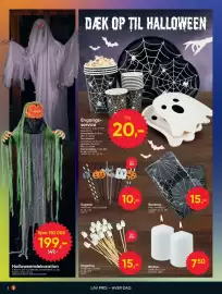 BigDollar tilbudsavis Side 2: Kageflag Spøgelse €15,00, Sugerør Halloween €10,00