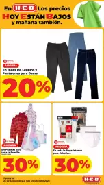 Folleto HEB Página 13: Fruitrecoma 4 Crews, Leggings y Pantalones para Dama