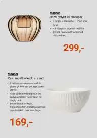 Kitch'n kundeavis uke 39 Side 2: Magnor Ravn müslibolle €169,00, Magnor Hazel lyslykt 10 cm topaz €299,00