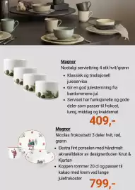 Kitch'n kundeavis uke 39 Side 3: Magnor Nicolas frokostsett 3 deler hvit, rød, grønn €799,00