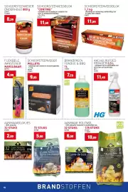 Hubo folder Pagina 18: Schoorsteenveegblok continu €11,69, Schoorsteenveger pellets €9,89