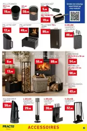 Hubo folder Pagina 7: 4-delige haardset ischia €39,99, 5-delige haardset fuji €32,99