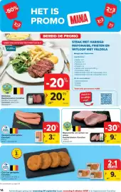 Carrefour folder Pagina 14: Mignonnette van varken van weleer €9,35, Varkens/kalfschipolata €3,60
