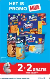 Carrefour folder Pagina 3: LU HET IS PROMO MANIA PRINCE START NATURE LU LU PRINCE MELKCHOCOLADE CHOCOLAT AU LAIT maister