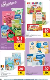 Carrefour folder Pagina 38: Melk voor baby's carrefour €6,39, Baby food LU en Hipp €2,39