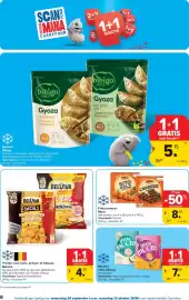 Carrefour folder Pagina 8: Frieten voor oven, airfryer of friteuse Belviva €4,59, Frituursnacks Mora €8,63