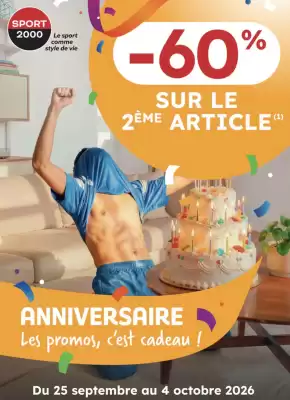 Sport 2000 (valable jusqu'au 4-10)
