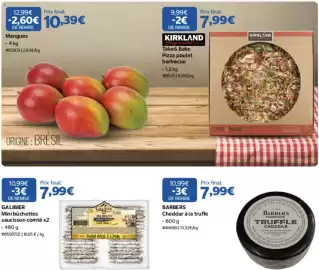 Catalogue Costco page 2: GALIBIER Mini bûchettes saucisson comté €7,99, BARBERS Cheddar à la truffe €7,99