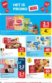 Carrefour Market folder week 40 Pagina 14: Chocoladetabletten Biscoff Côte d'Or €7,49, Groeimelk Nestlé €19,02