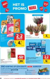Carrefour Market folder week 40 Pagina 18: Tandpasta, mondwater, manuele tandenborstels en tandflos Oral-B €5,38