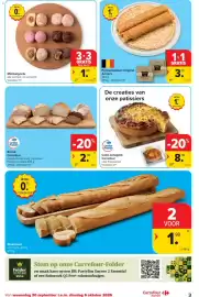 Carrefour Market folder week 40 Pagina 3: Stokbrood €1,90, Cake Jonagold Carrefour €8,39