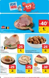 Carrefour Market folder week 40 Pagina 8: Kalkoenfilet Carrefour €1,65, Kaas Le Vieux Pané €2,63