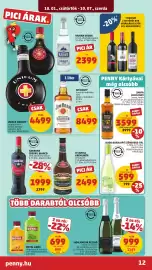 PENNY akciós újság hét 40 Oldal 16: O'caroll krémlikőr whiskyvel €2.499,00, Hugo boralapú szénsavas ital €599,00