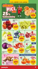 PENNY akciós újság hét 40 Oldal 2: Áfonya €599,00, Vöröskáposzta €329,00