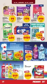 PENNY akciós újság hét 40 Oldal 23: Silan €1.199,00, Pur mosogatószer €849,00