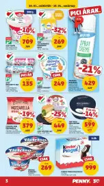 PENNY akciós újság hét 40 Oldal 3: Sissy laktózmentes kaukázusi kefir €269,00, Tarka görög joghurt* €249,00