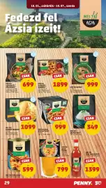 PENNY akciós újság hét 40 Oldal 33: Mei Tai tavaszi tekercs €1.099,00, Mei Tai serpenyős zöldségek €699,00