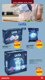 PENNY akciós újság hét 40 Oldal 38: Laica stream line vízszűrő kancsó €5.499,00