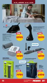 PENNY akciós újság hét 40 Oldal 39: Philips levegős hajformázó €10.999,00, Sanitas felkaros vérnyomásmérő €5.999,00