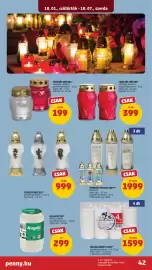 PENNY akciós újság hét 40 Oldal 46: Zp3 memoryflame €1.599,00, Temetői mécses szett €1.999,00