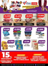 Catálogo Supermayorista Vital Página 2: Milkaut crematto queso crema €5.599,00, La blanca nuggets de pollo €12.899,00