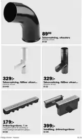 Biltema reklamblad Sida 10: Takavvattning, fällbar utkast €329,00, Takavvattning, utkastare €89,90