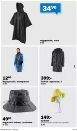 Biltema reklamblad Sida 16: Fodrad regnjacka €399,00, Regn- och solhatt, unisexmo... €49,90