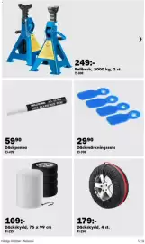 Biltema reklamblad Sida 5: Däckskydd €109,00, Däckmärkningssats €29,90