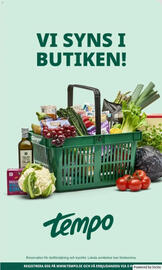 Tempo reklamblad vecka 40 Sida 6: G VI SYNS I BUTIKEN! DI tempo 4 OLIV EXTRA VIRGIN OLJA CLA EKOLOG BORL BÖN 3607D HA ADO
